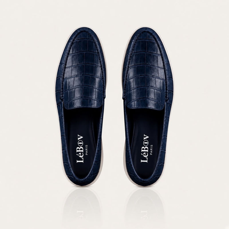 LéCroc Navy Loafers