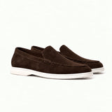 Brown Suede Loafers