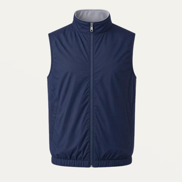 NAVY ZIP VEST