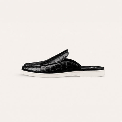 LéCroc Black Mules